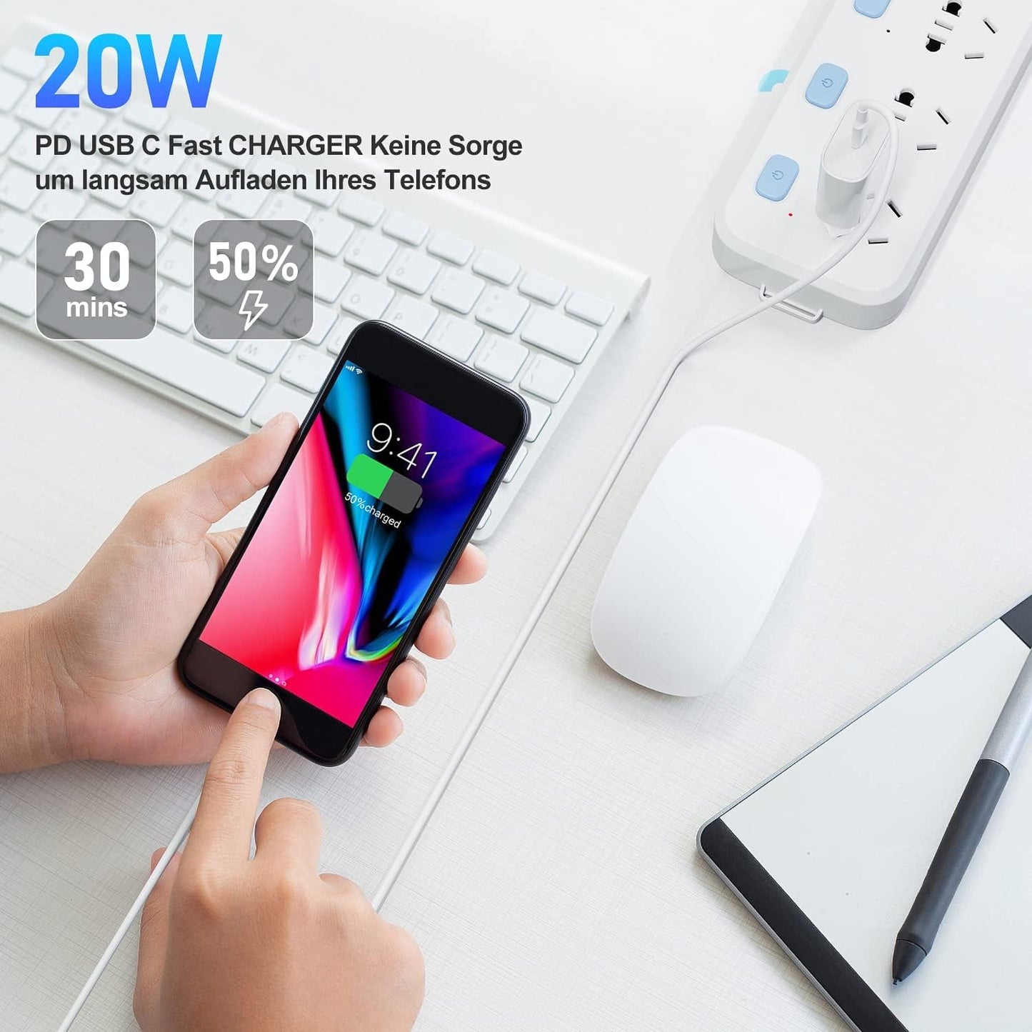 Iphone oplader 20w